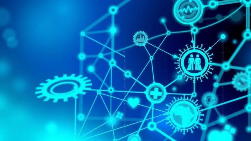 Satu model AI di bidang kesehatan, menggambarkan penggunaan teknologi dalam diagnosis dan perawatan yang efisien.