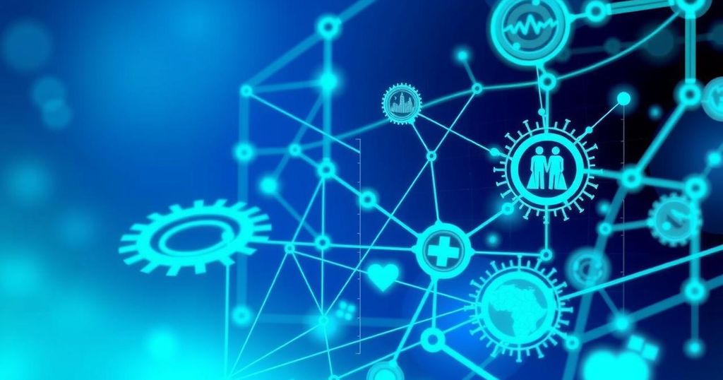 Satu model AI di bidang kesehatan, menggambarkan penggunaan teknologi dalam diagnosis dan perawatan yang efisien.