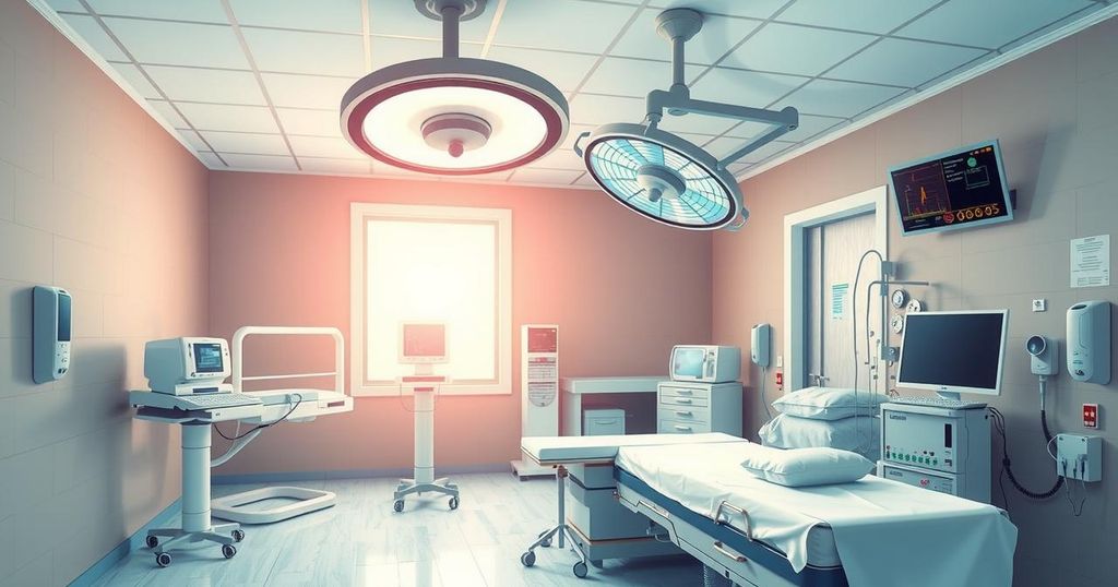 Keberhasilan prosedur transplantasi sel punca di rumah sakit kanker dengan suasana cerah dan penuh harapan.