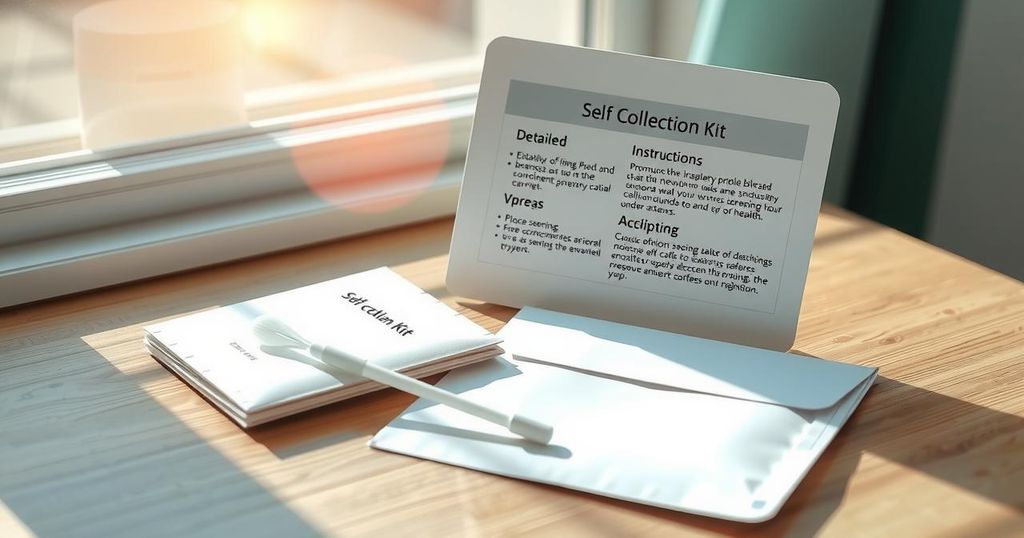 Ilustrasi alat self-collection untuk meningkatkan penyaringan kanker serviks.