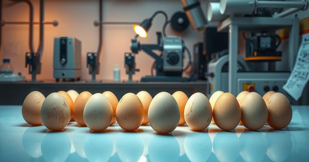Telur ayam fertilisasi di laboratorium sebagai inovasi pengobatan kanker anak.