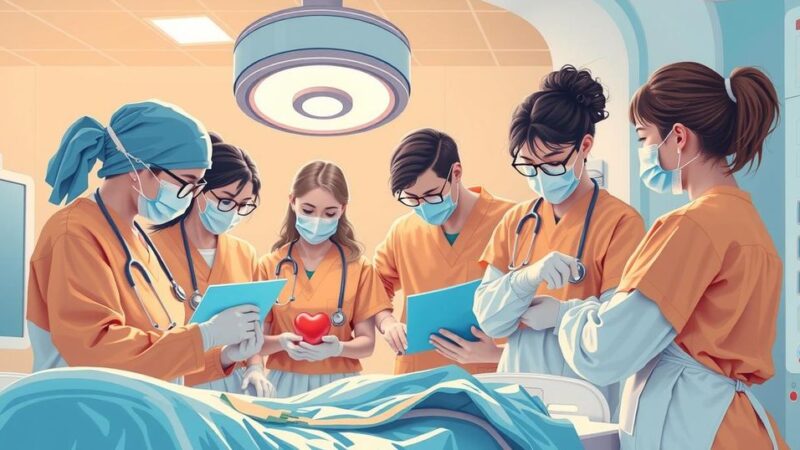 Gambar tim medis berkolaborasi dengan penuh semangat untuk meningkatkan perawatan anak-anak dengan kanker.