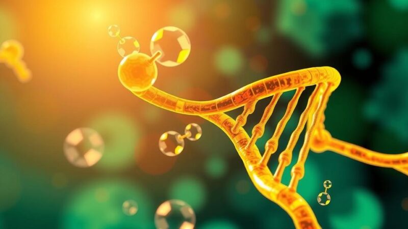 Molecular structure illustration with bright colors depicting vitamin D interaction, inspired by scientific research.