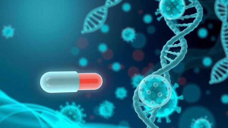 DNA aptamers delivering drugs targeting leukemia stem cells in a scientific illustration with blue and green colors.